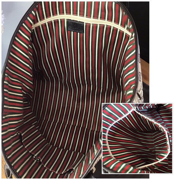 ⚡SOLD⚡⚡🛍GUCCI GG Canvas Britt Large Tote Bag - Picture 9 of 10